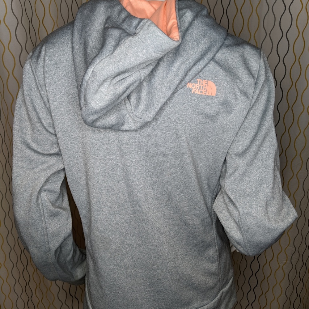 The North Face Grey / Gray and Pink Jogger Hoodie